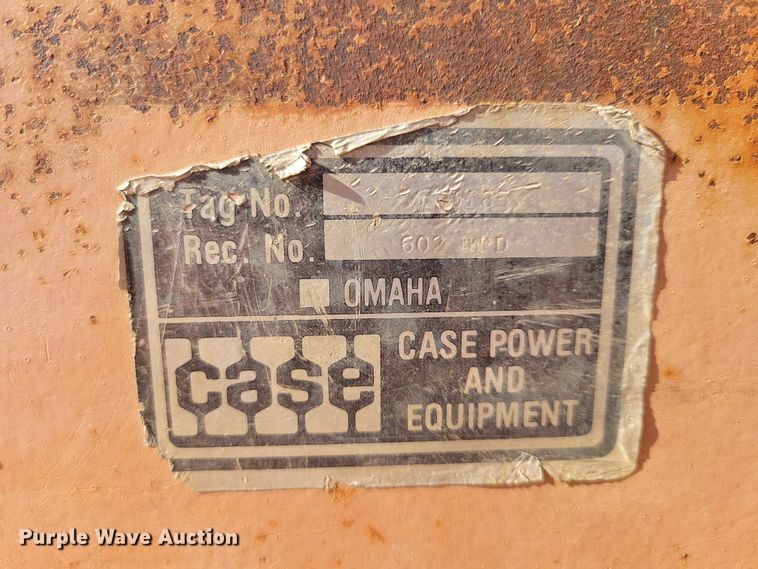 image for item EA2710 1991 Case W 602 BPDB single drum vibratory roller