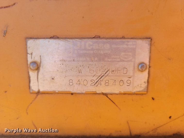 image for item EA2711 Case W 602 BPD single drum vibratory roller