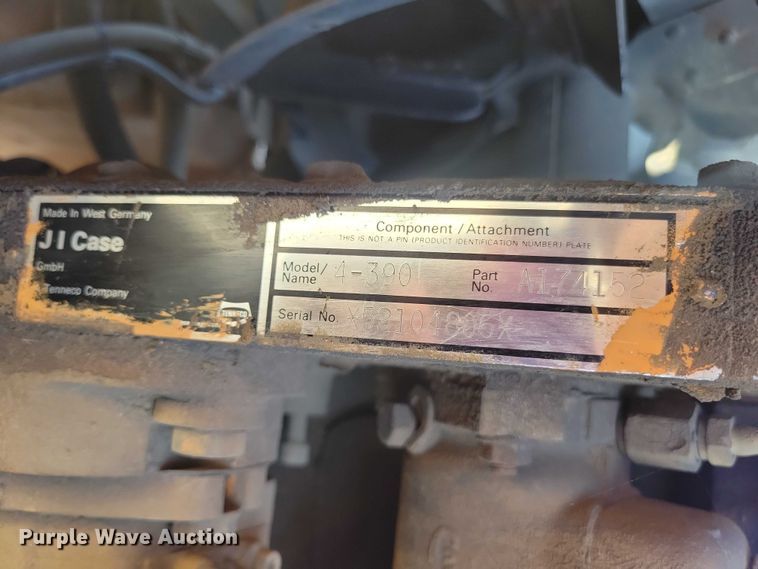 image for item EA2712 1991 Case W 602 BPD single drum vibratory roller