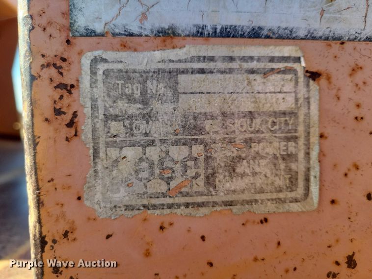 image for item EA2712 1991 Case W 602 BPD single drum vibratory roller