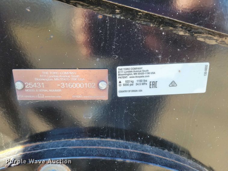 image for item EA2719 Toro RT600 trencher