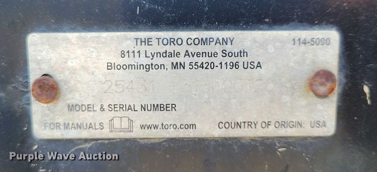 image for item EA2721 Toro RT600 trencher