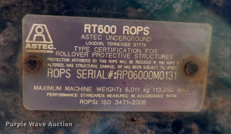 image for item EA2721 Toro RT600 trencher