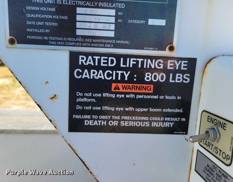 image for item EA2723 2008 Ford F550 Super Duty bucket truck