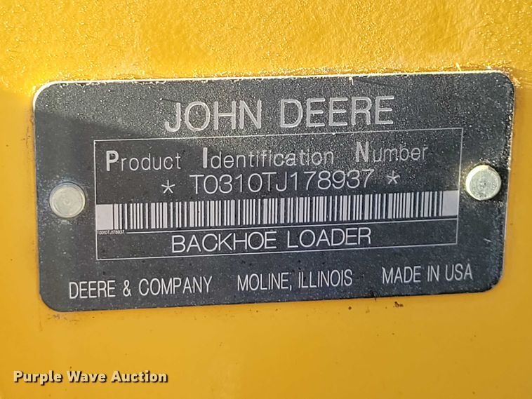 image for item EA2726 2010 John Deere 310SJ TC backhoe