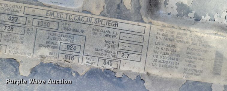 image for item EA2732 2007 Mack Granite CV713 dump truck