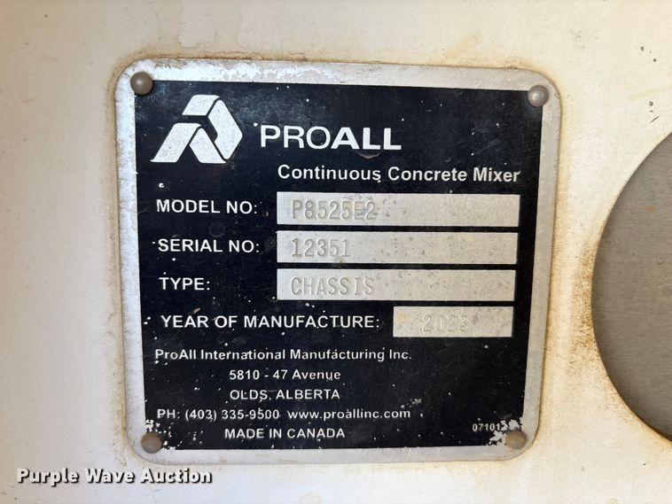 image for item EA6999 2023 Freightliner 114SD volumetric concrete mixer truck