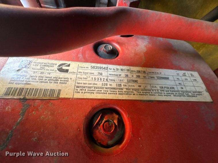 image for item EA7016 2015 Freightliner M2 box truck