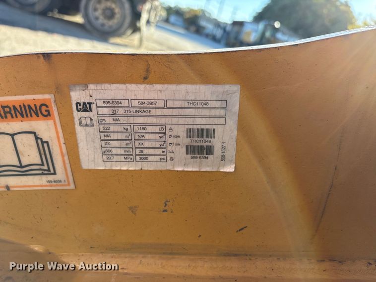 image for item EA7733 2015 Caterpillar 316EL excavator