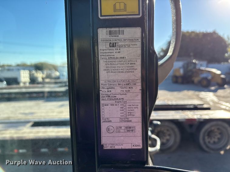 image for item EA7733 2015 Caterpillar 316EL excavator