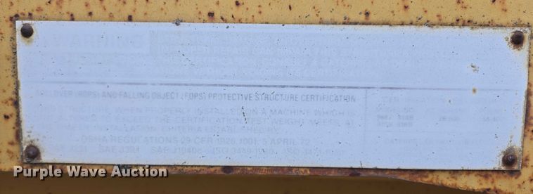 image for item EB1129 1985 Caterpillar 966D wheel loader