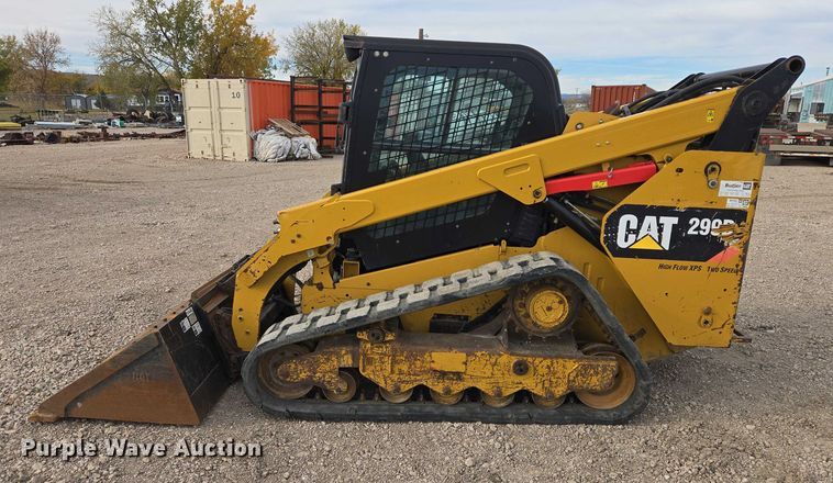 image for item EB1141 2014 Caterpillar 299D tracked skid steer loader