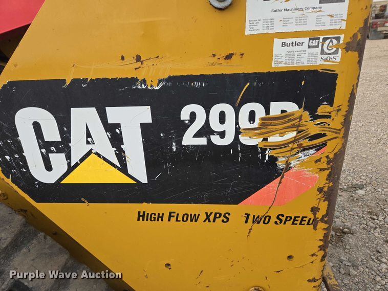 image for item EB1141 2014 Caterpillar 299D tracked skid steer loader