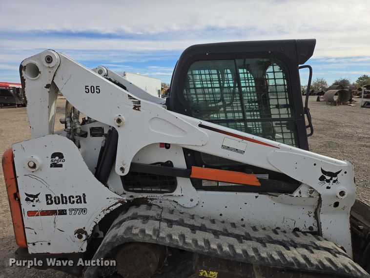 image for item EB1143 2012 Bobcat T770 tracked skid steer loader