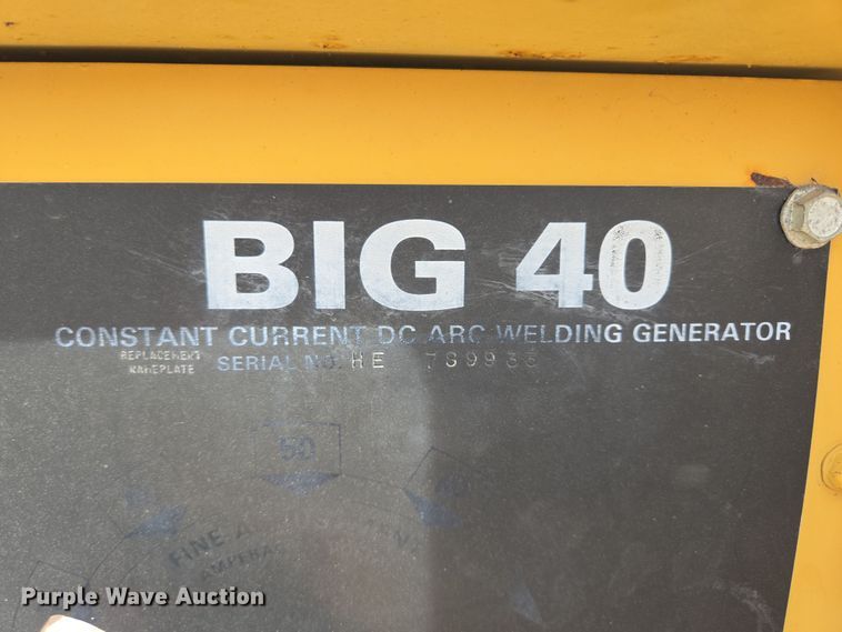 image for item EB1146 Miller Big 40 welder/generator