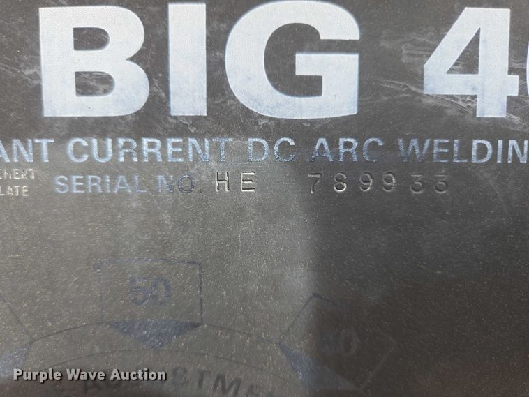 image for item EB1146 Miller Big 40 welder/generator