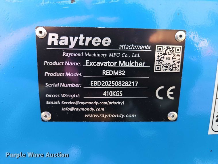 image for item EB8438 Raytree REDM32 excavator mulcher