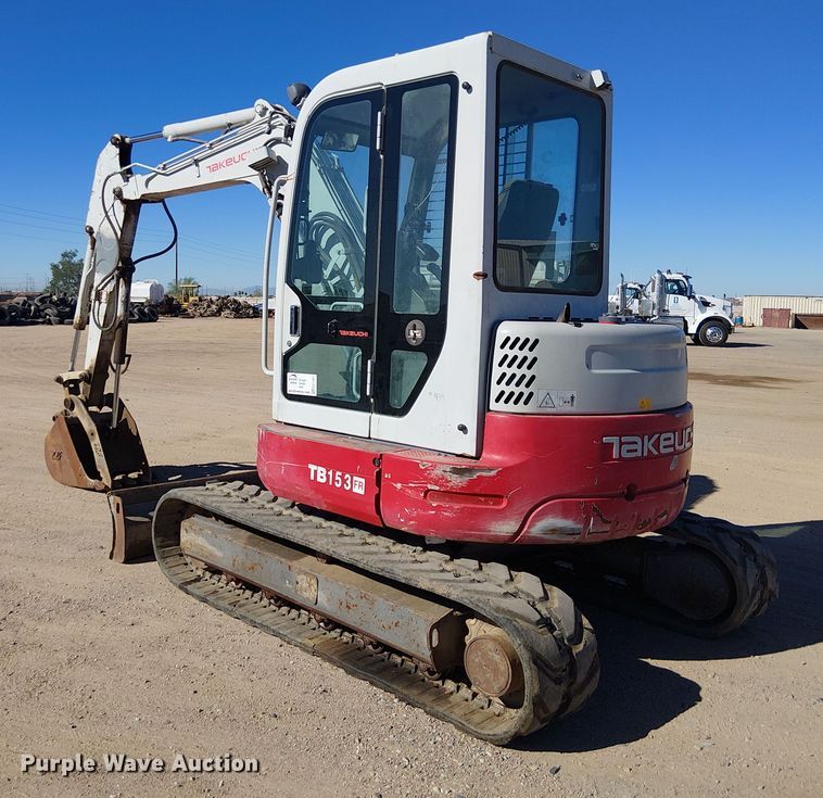 image for item EC1261 2013 Takeuchi TB153FR mini excavator