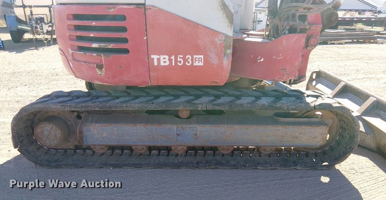 image for item EC1261 2013 Takeuchi TB153FR mini excavator