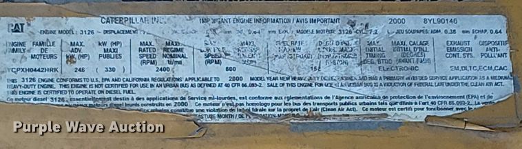 image for item EC1291 2001 Kenworth T300 flatbed truck