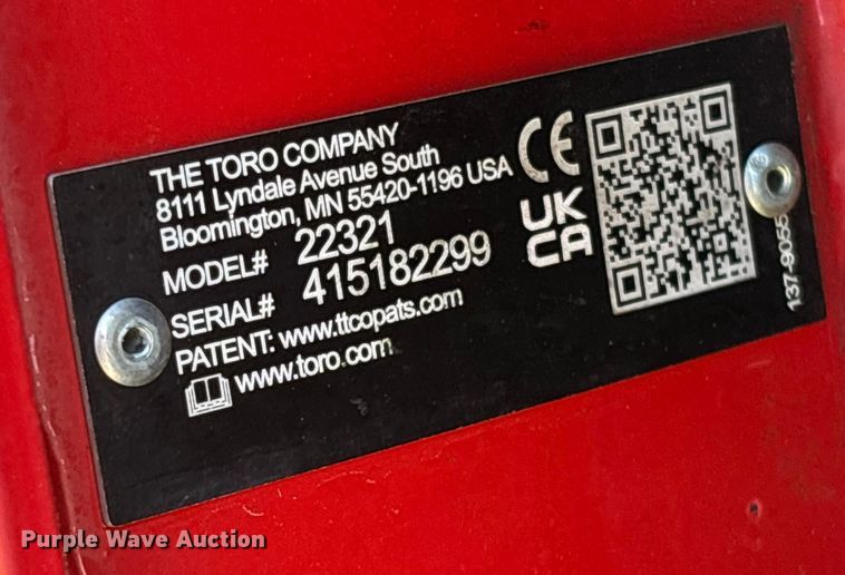 image for item EC3894 2023 Toro 22321 compact utility loader