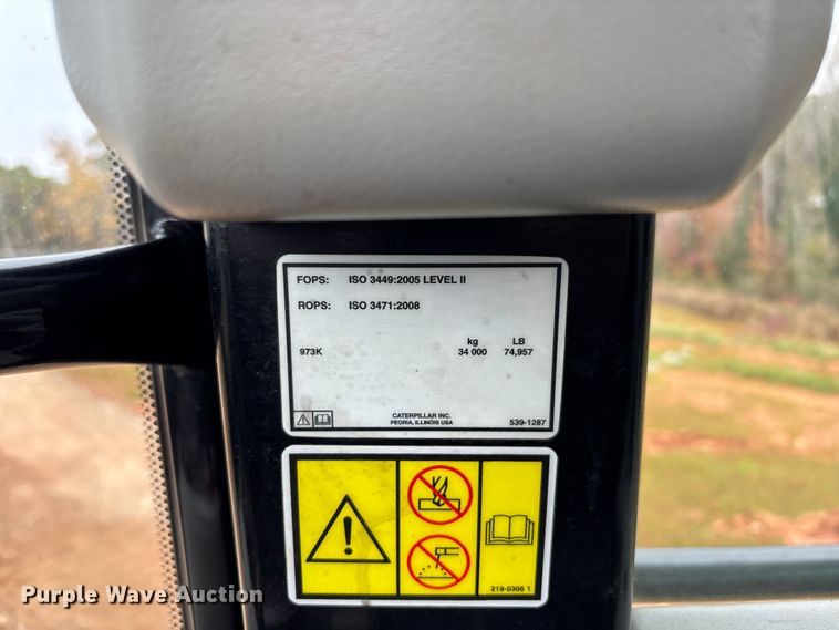 image for item EC3909 2019 Caterpillar 973K track loader