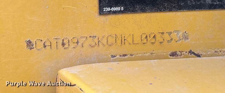 image for item EC3909 2019 Caterpillar 973K track loader