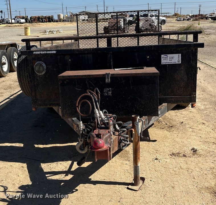 image for item EC8056 2007 Brock's utility trailer