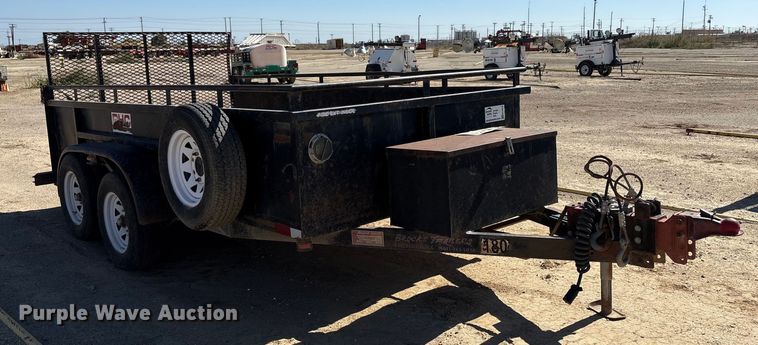 image for item EC8056 2007 Brock's utility trailer