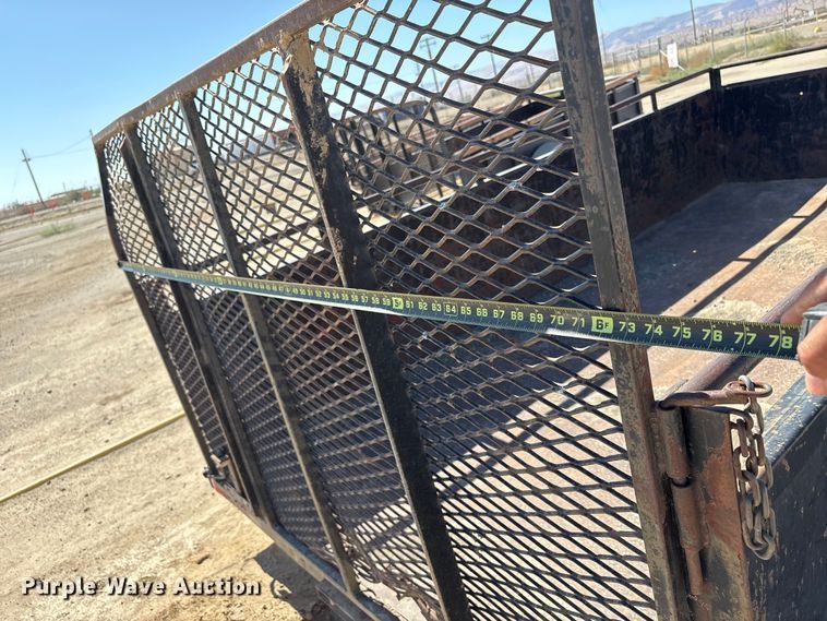 image for item EC8056 2007 Brock's utility trailer