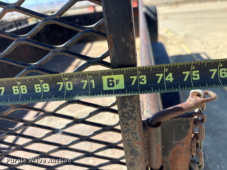 image for item EC8056 2007 Brock's utility trailer