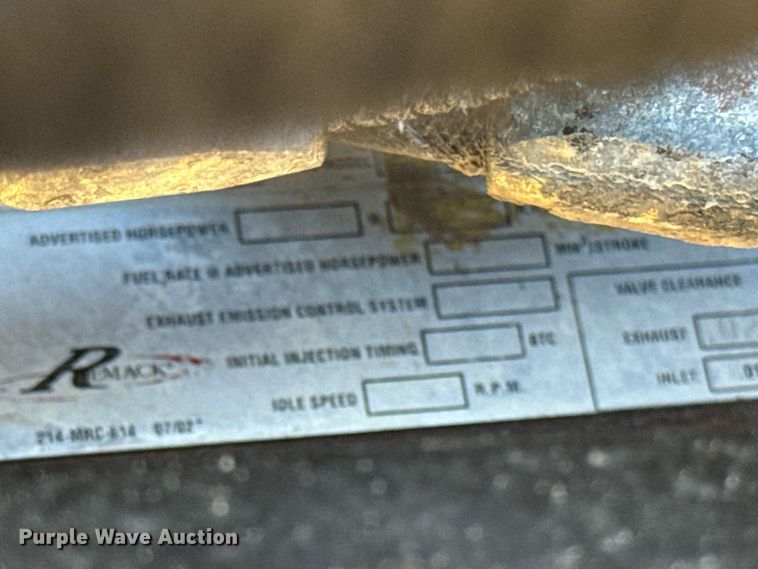 image for item ED1554 1999 Mack CH613 dump truck