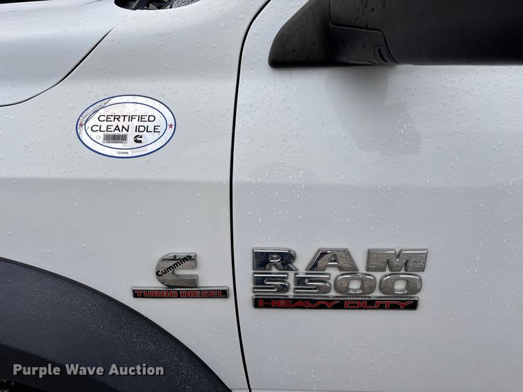 image for item ED2289 2018 RAM 5500HD utility / service truck