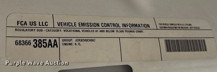 image for item ED2289 2018 RAM 5500HD utility / service truck