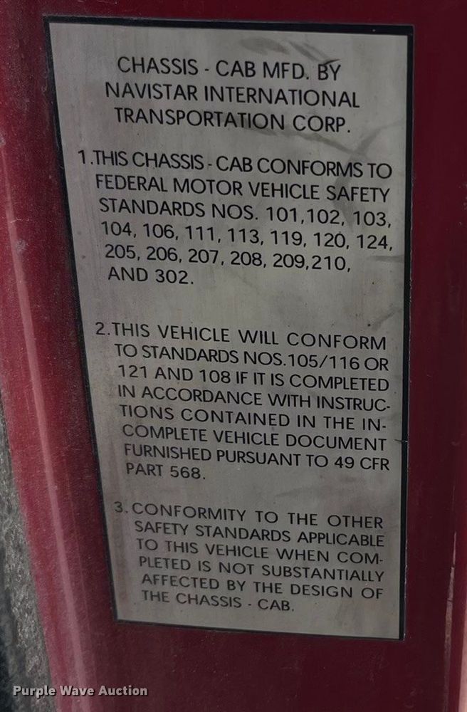 image for item ED2304 2000 International 4900 dump truck