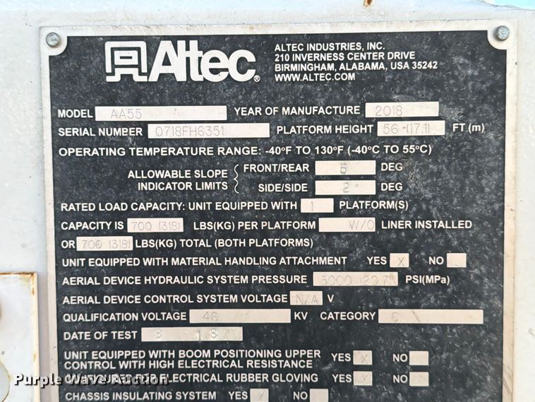 image for item ED4990 2019 Freightliner Business Class M2 bucket truck