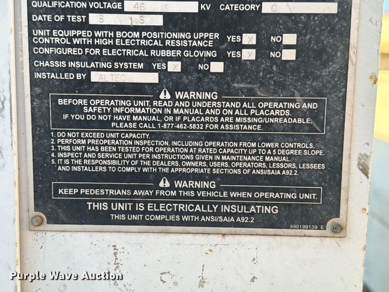 image for item ED4990 2019 Freightliner Business Class M2 bucket truck