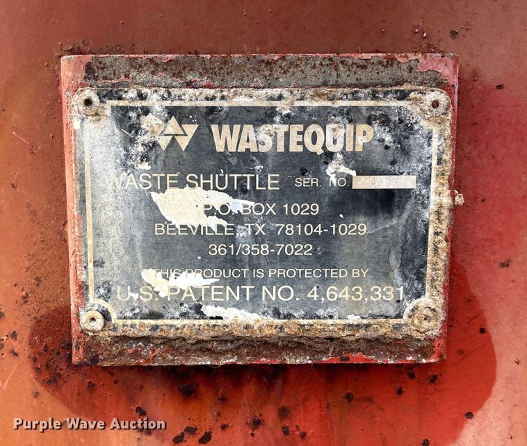 image for item EE4238 Wastequip liquid roll-off container