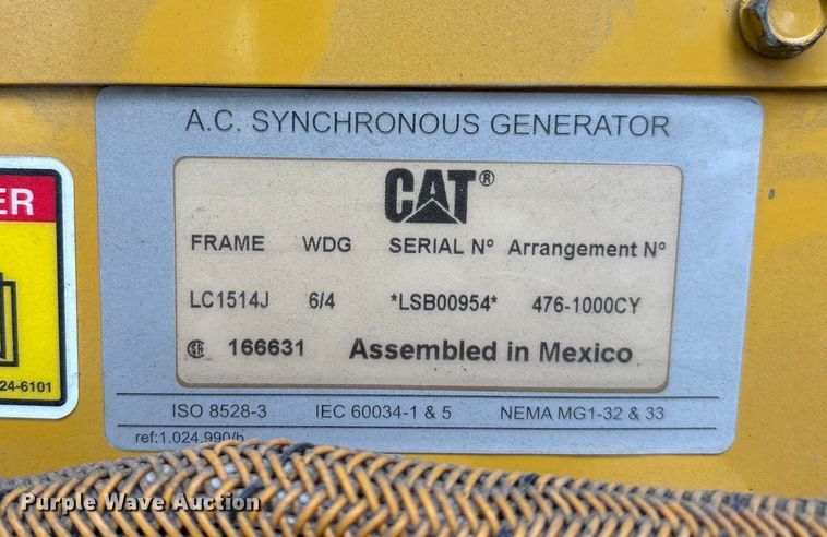 image for item EE4273 Caterpillar XQ35 generator