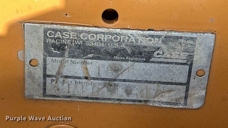 image for item EE4276 2001 Case 1845C skid steer loader