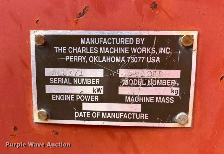 image for item EE4278 1994 Ditch Witch 7610DD Modular Matic trencher