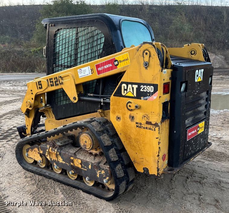 image for item EE4280 2016 Caterpillar 239D tracked skid steer loader
