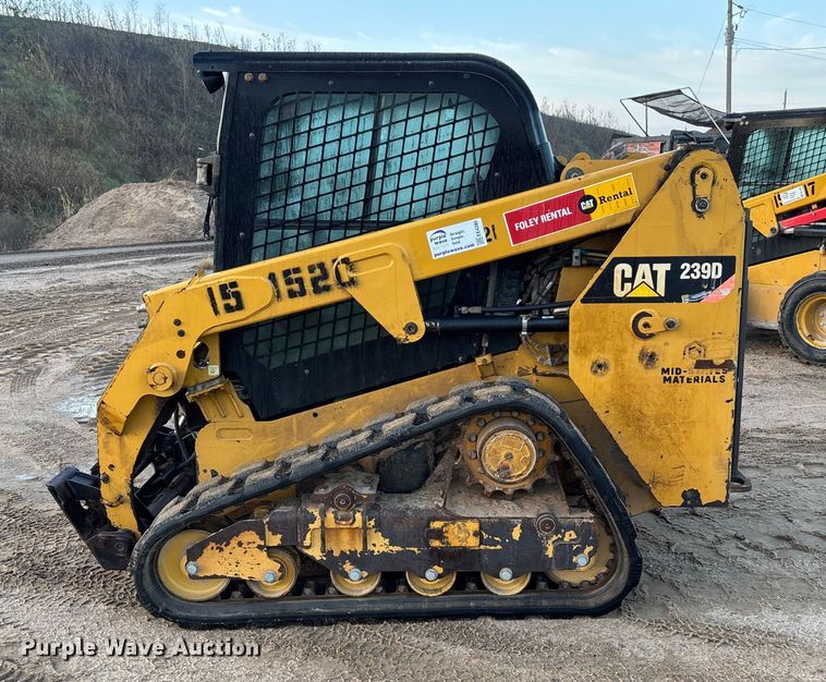 image for item EE4280 2016 Caterpillar 239D tracked skid steer loader