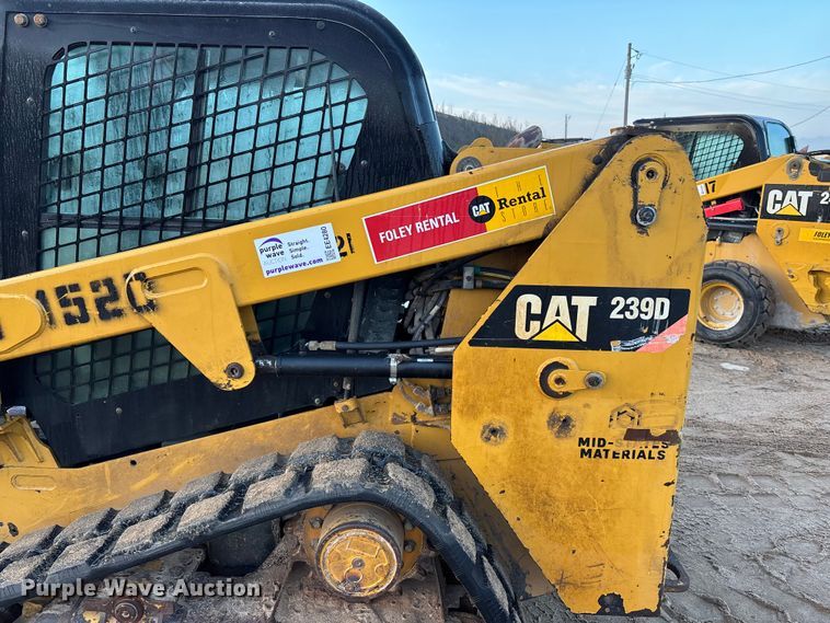 image for item EE4280 2016 Caterpillar 239D tracked skid steer loader