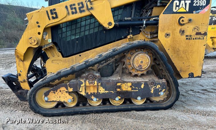 image for item EE4280 2016 Caterpillar 239D tracked skid steer loader