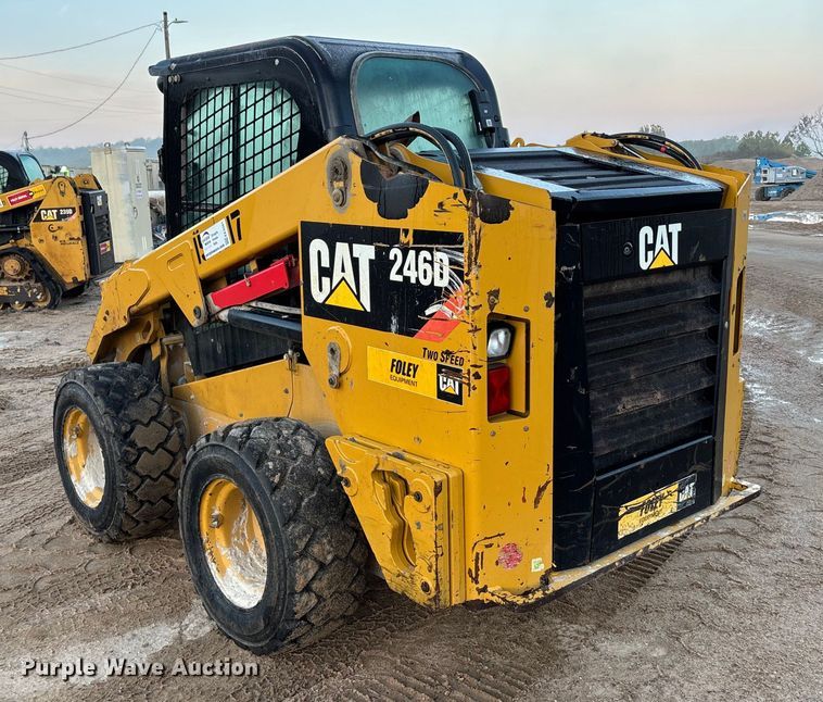 image for item EE4281 2015 Caterpillar 246D skid steer loader