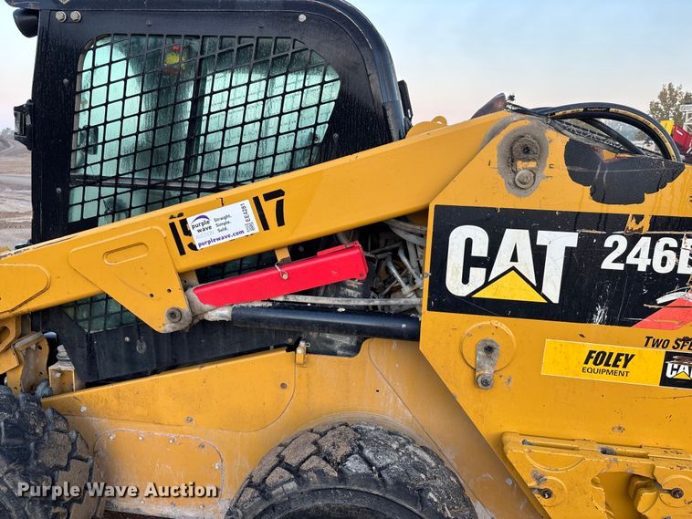 image for item EE4281 2015 Caterpillar 246D skid steer loader