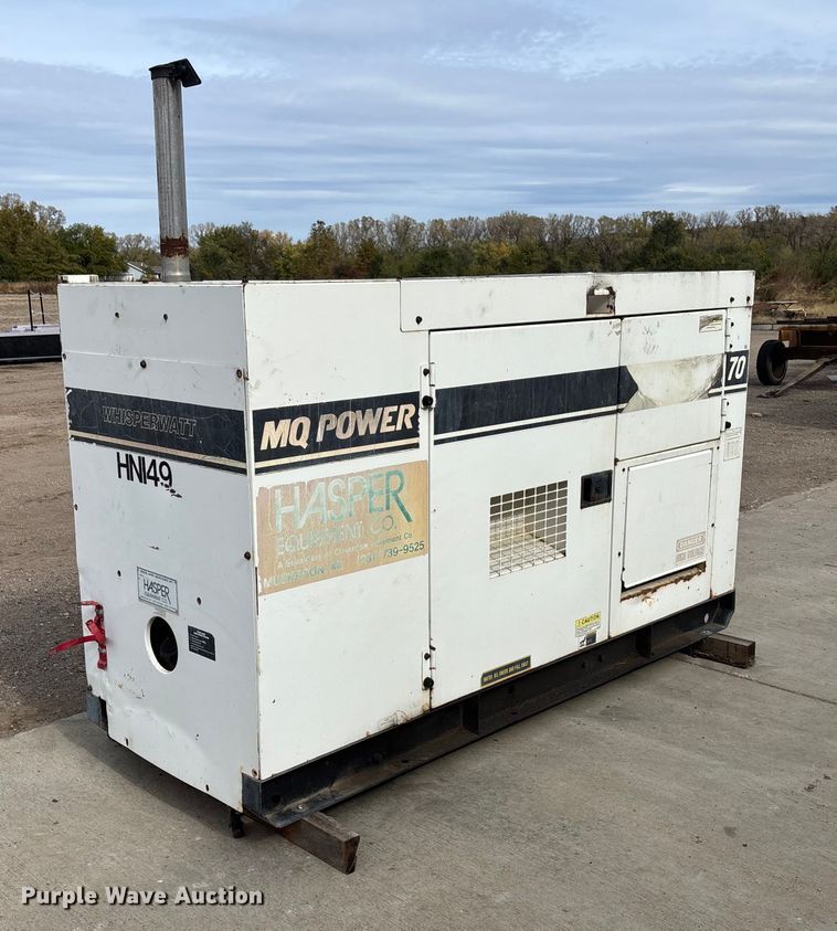 image for item EE4296 Whisperwatt DCA70SSJU generator