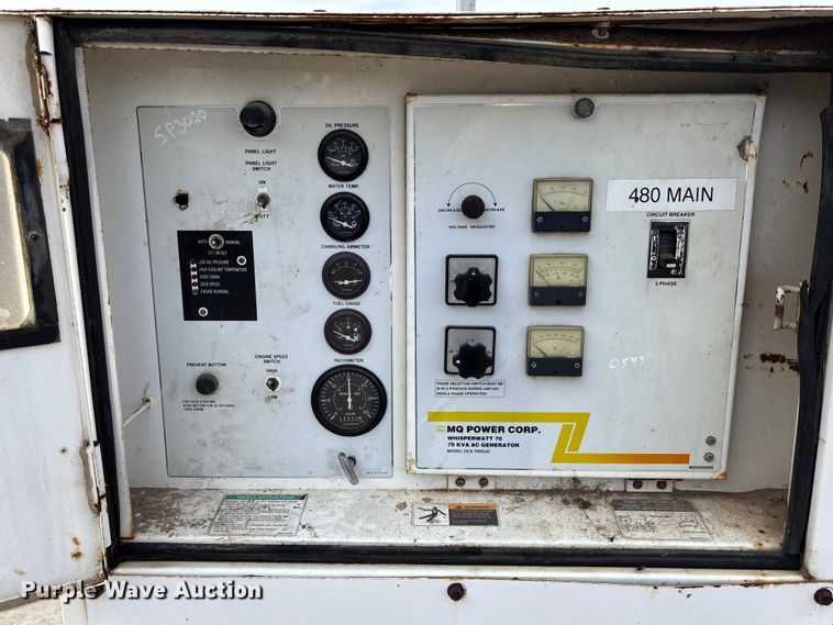 image for item EE4296 Whisperwatt DCA70SSJU generator