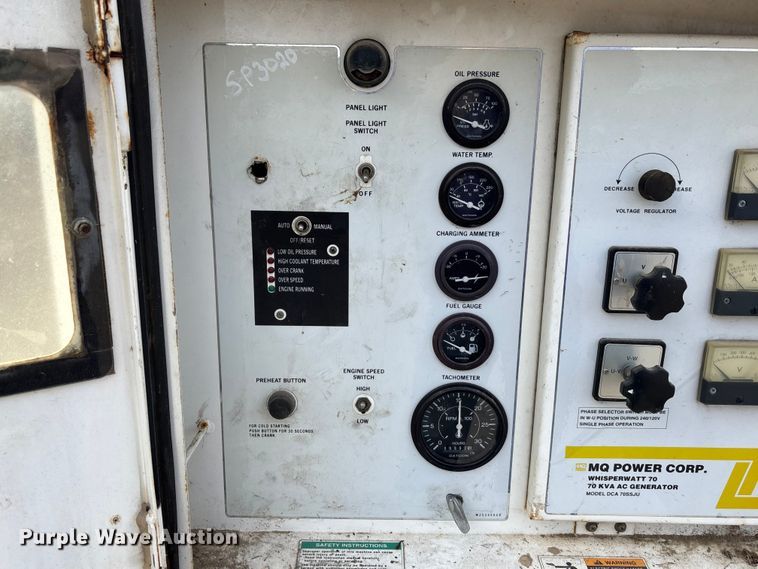 image for item EE4296 Whisperwatt DCA70SSJU generator